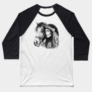 Native American Beauty Baseball T-Shirt